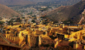 Jaipur view from Amer fort