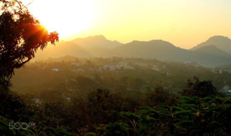 Mount Abu view from cave